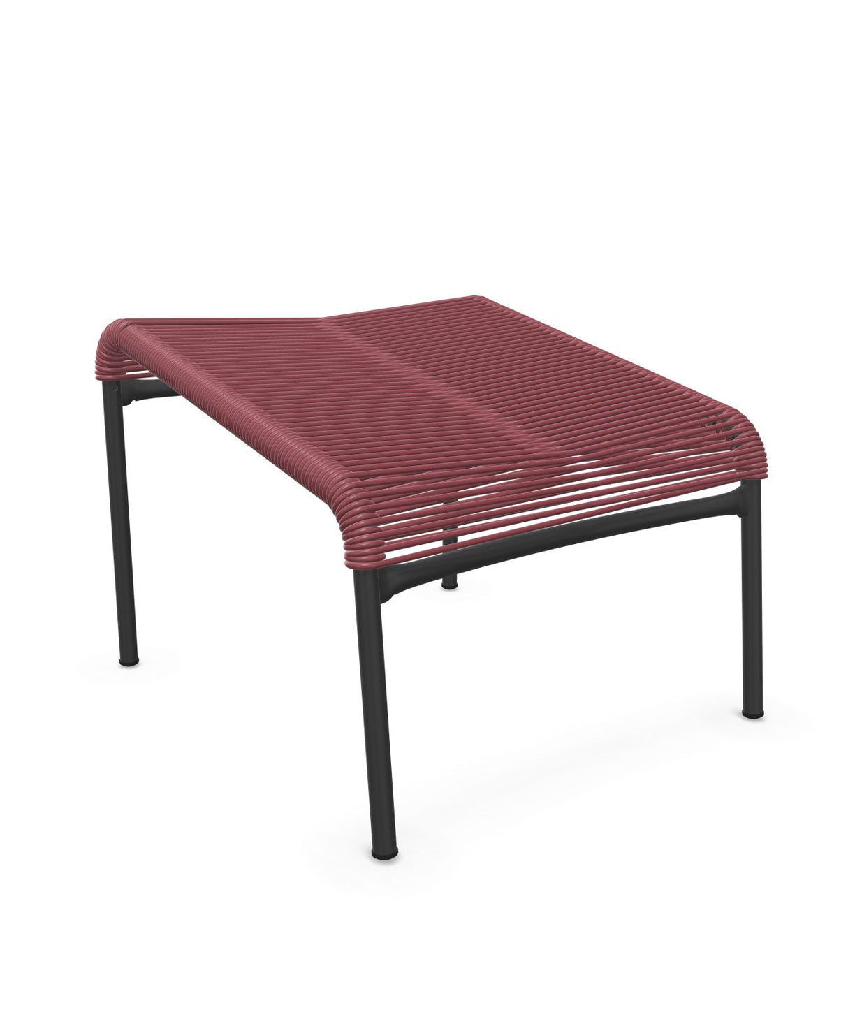 Schaffner Säntis Repose-pieds Spaghetti Bordeaux 38 Anthracite 77 
