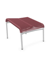 Schaffner Säntis Repose-pieds Spaghetti Bordeaux 38 Gris Argent 78 
