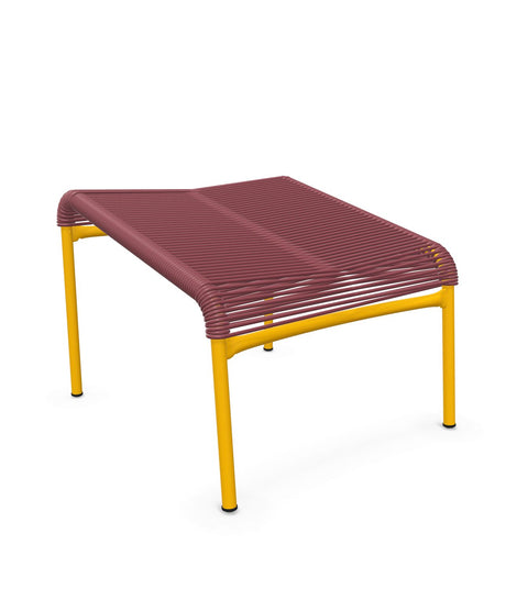 Schaffner Säntis Repose-pieds Spaghetti Bordeaux 38 Jaune 11 