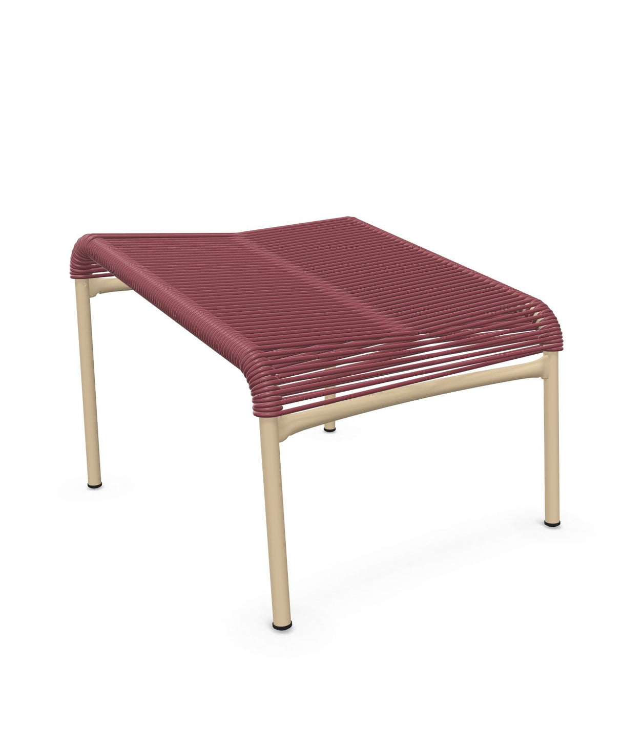 Schaffner Säntis Repose-pieds Spaghetti Bordeaux 38 Marron Pastel 83 