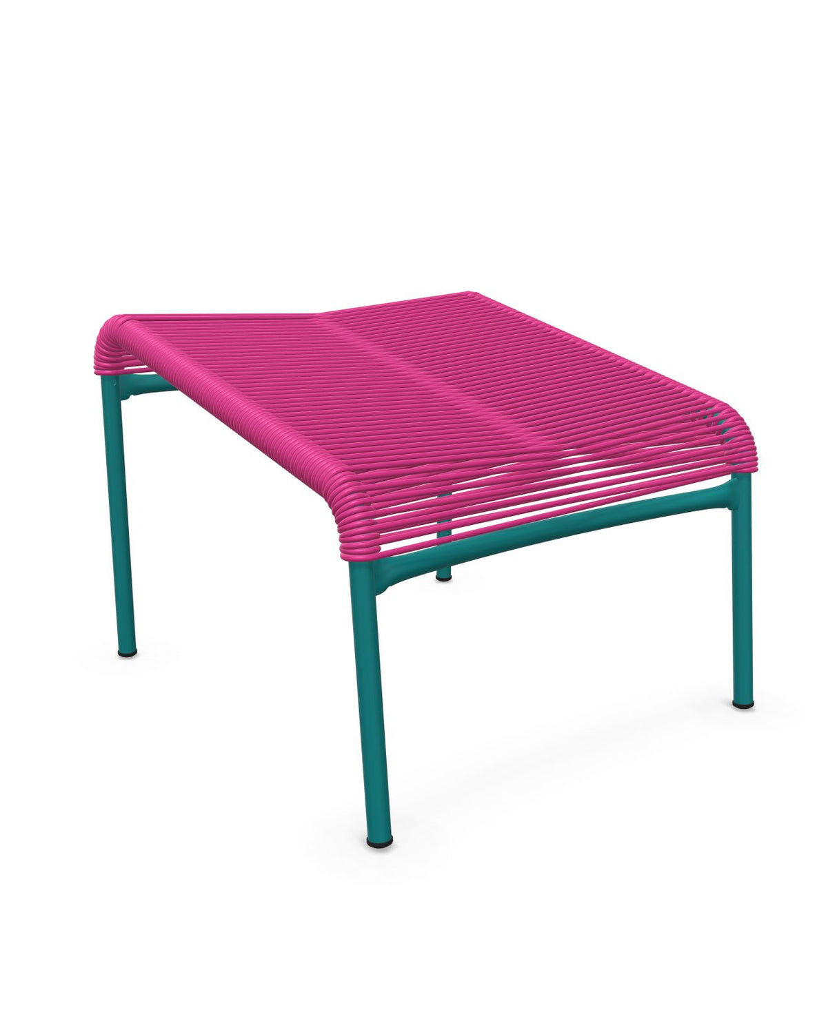 Schaffner Säntis Repose-pieds Spaghetti Rose 41 Bleu Kali 56 