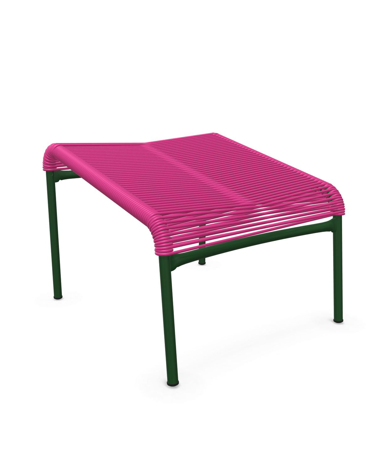 Schaffner Säntis Repose-pieds Spaghetti Rose 41 Vert Sapin 66 