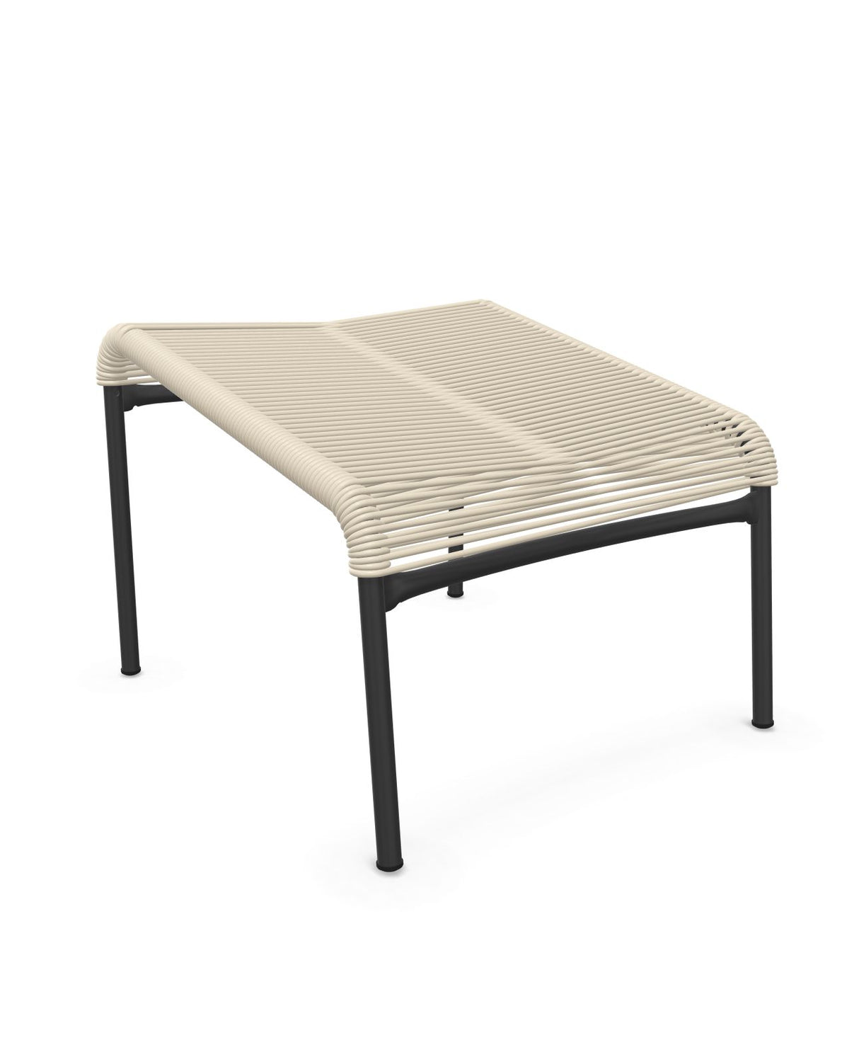 Schaffner Säntis Repose-pieds Spaghetti Sable Pastel 15 Anthracite 77 