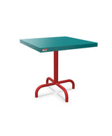 Schaffner Säntis Table d'appoint rabattable 50x50cm h:50cm Bleu Kali 56 Rouge 30 