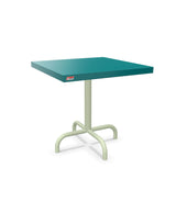 Schaffner Säntis Table d'appoint rabattable 50x50cm h:50cm Bleu Kali 56 Vert Pastel 64 