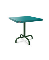 Schaffner Säntis Table d'appoint rabattable 50x50cm h:50cm Bleu Kali 56 Vert Sapin 66 