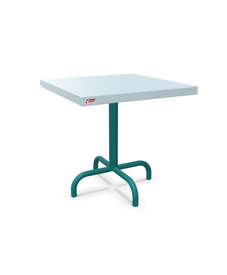 Schaffner Säntis Table d'appoint rabattable 50x50cm h:50cm Bleu Pastel 51 Bleu Kali 56 