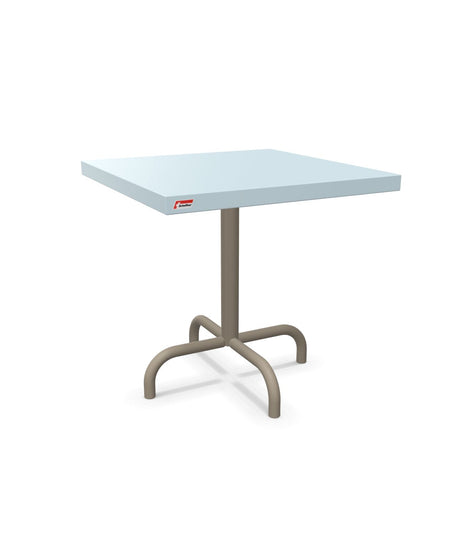 Schaffner Säntis Table d'appoint rabattable 50x50cm h:50cm Bleu Pastel 51 Champagne 85 