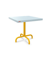 Schaffner Säntis Table d'appoint rabattable 50x50cm h:50cm Bleu Pastel 51 Jaune 11 