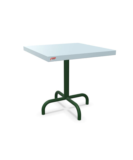 Schaffner Säntis Table d'appoint rabattable 50x50cm h:50cm Bleu Pastel 51 Vert Sapin 66 