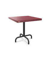 Schaffner Säntis Table d'appoint rabattable 50x50cm h:50cm Bordeaux 38 Anthracite 77 