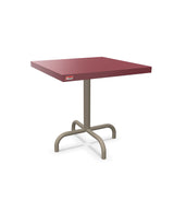 Schaffner Säntis Table d'appoint rabattable 50x50cm h:50cm Bordeaux 38 Champagne 85 