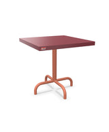 Schaffner Säntis Table d'appoint rabattable 50x50cm h:50cm Bordeaux 38 Terracotta 84 