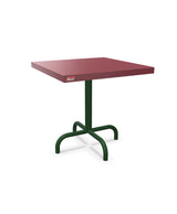Schaffner Säntis Table d'appoint rabattable 50x50cm h:50cm Bordeaux 38 Vert Sapin 66 