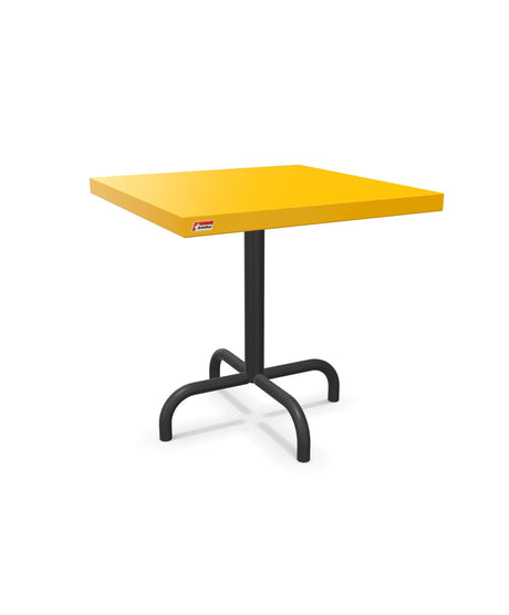 Schaffner Säntis Table d'appoint rabattable 50x50cm h:50cm Jaune 11 Anthracite 77 