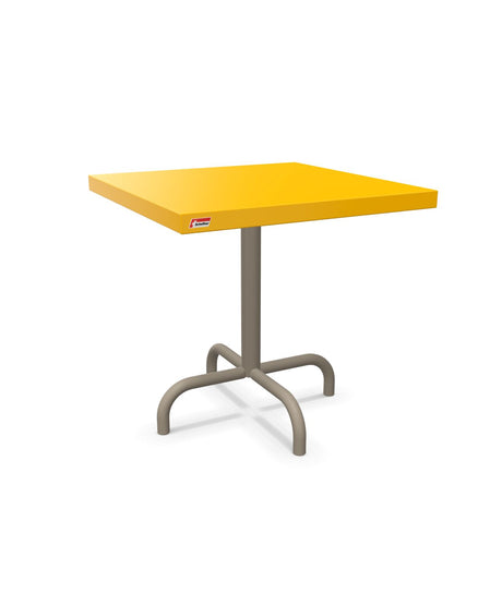 Schaffner Säntis Table d'appoint rabattable 50x50cm h:50cm Jaune 11 Champagne 85 