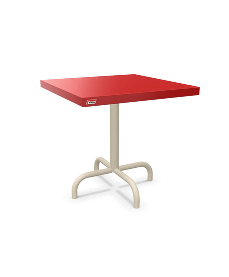 Schaffner Säntis Table d'appoint rabattable 50x50cm h:50cm Rouge 30 Sable Pastel 15 