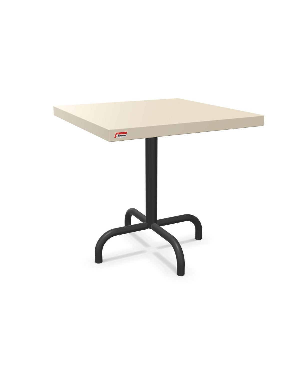 Schaffner Säntis Table d'appoint rabattable 50x50cm h:50cm Sable Pastel 15 Anthracite 77 
