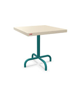 Schaffner Säntis Table d'appoint rabattable 50x50cm h:50cm Sable Pastel 15 Bleu Kali 56 