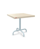 Schaffner Säntis Table d'appoint rabattable 50x50cm h:50cm Sable Pastel 15 Bleu Pastel 51 
