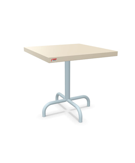 Schaffner Säntis Table d'appoint rabattable 50x50cm h:50cm Sable Pastel 15 Bleu Pastel 51 