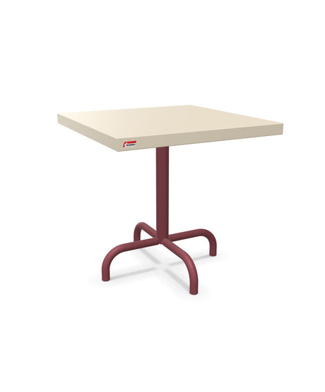 Schaffner Säntis Table d'appoint rabattable 50x50cm h:50cm Sable Pastel 15 Bordeaux 38 