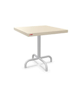 Schaffner Säntis Table d'appoint rabattable 50x50cm h:50cm Sable Pastel 15 Gris Argent 78 
