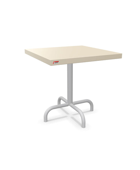 Schaffner Säntis Table d'appoint rabattable 50x50cm h:50cm Sable Pastel 15 Gris Argent 78 