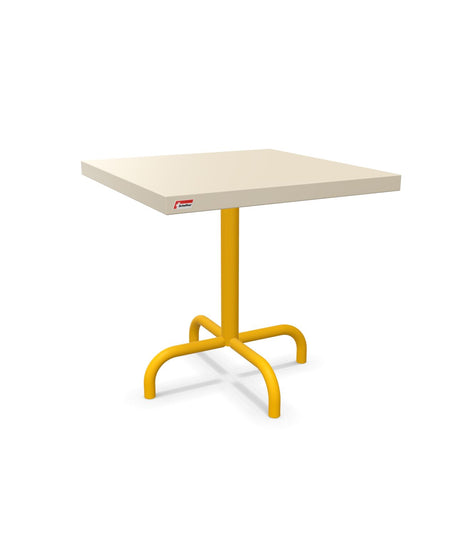 Schaffner Säntis Table d'appoint rabattable 50x50cm h:50cm Sable Pastel 15 Jaune 11 