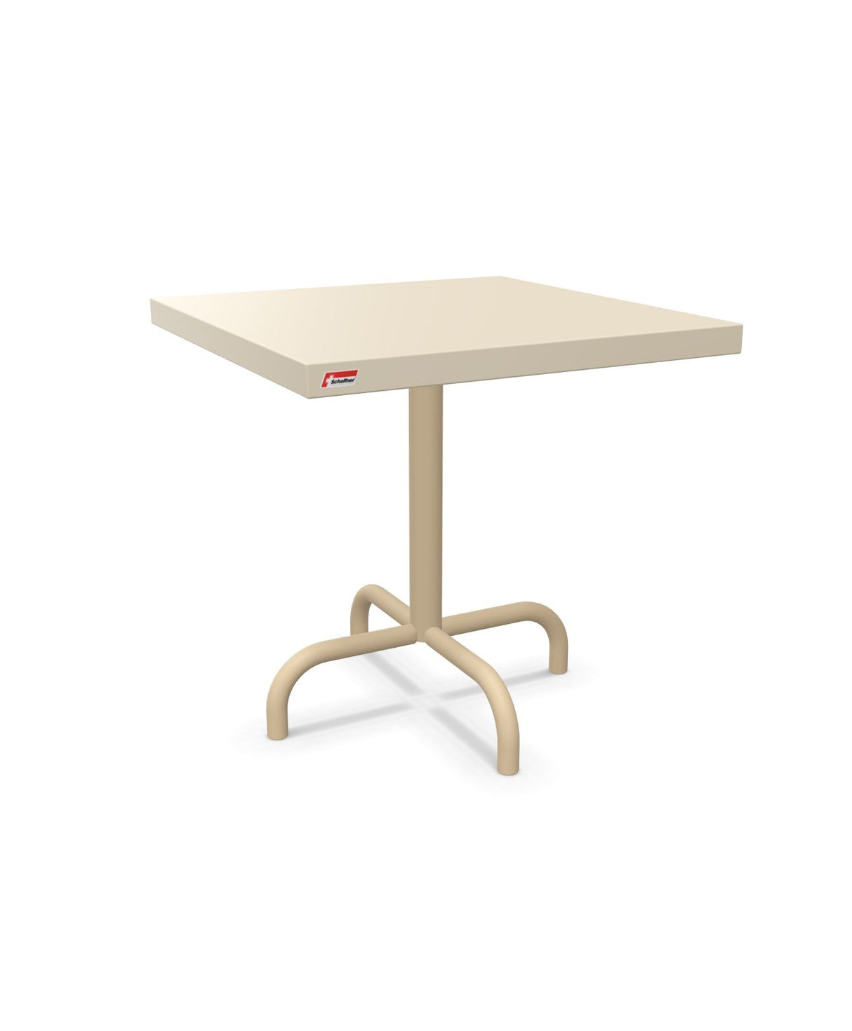 Schaffner Säntis Table d'appoint rabattable 50x50cm h:50cm Sable Pastel 15 Marron Pastel 83 
