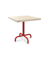 Schaffner Säntis Table d'appoint rabattable 50x50cm h:50cm Sable Pastel 15 Rouge 30 