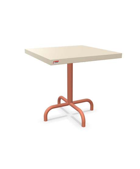 Schaffner Säntis Table d'appoint rabattable 50x50cm h:50cm Sable Pastel 15 Terracotta 84 