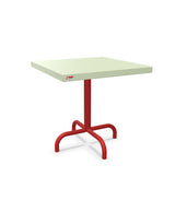 Schaffner Säntis Table d'appoint rabattable 50x50cm h:50cm Vert Pastel 64 Rouge 30 