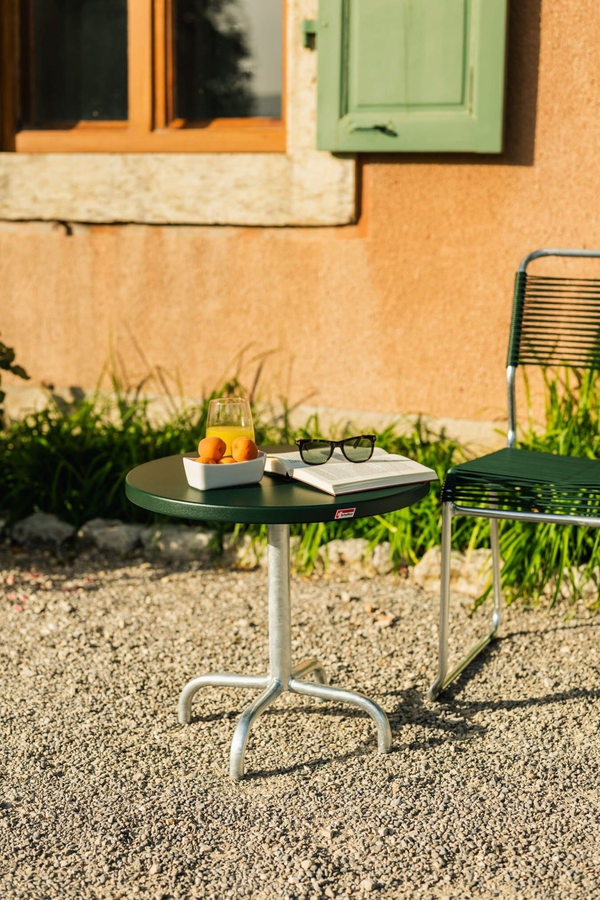 Schaffner Säntis Table d'appoint rabattable ronde Ø54cm h:50cm 