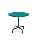 Schaffner Säntis Table d'appoint rabattable ronde Ø54cm h:50cm Bleu Kali 56 Anthracite 77 