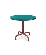 Schaffner Säntis Table d'appoint rabattable ronde Ø54cm h:50cm Bleu Kali 56 Bordeaux 38 