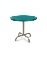Schaffner Säntis Table d'appoint rabattable ronde Ø54cm h:50cm Bleu Kali 56 Champagne 85 