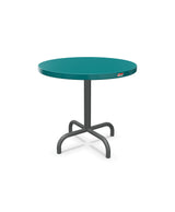 Schaffner Säntis Table d'appoint rabattable ronde Ø54cm h:50cm Bleu Kali 56 Graphite 73 