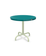 Schaffner Säntis Table d'appoint rabattable ronde Ø54cm h:50cm Bleu Kali 56 Vert Pastel 64 