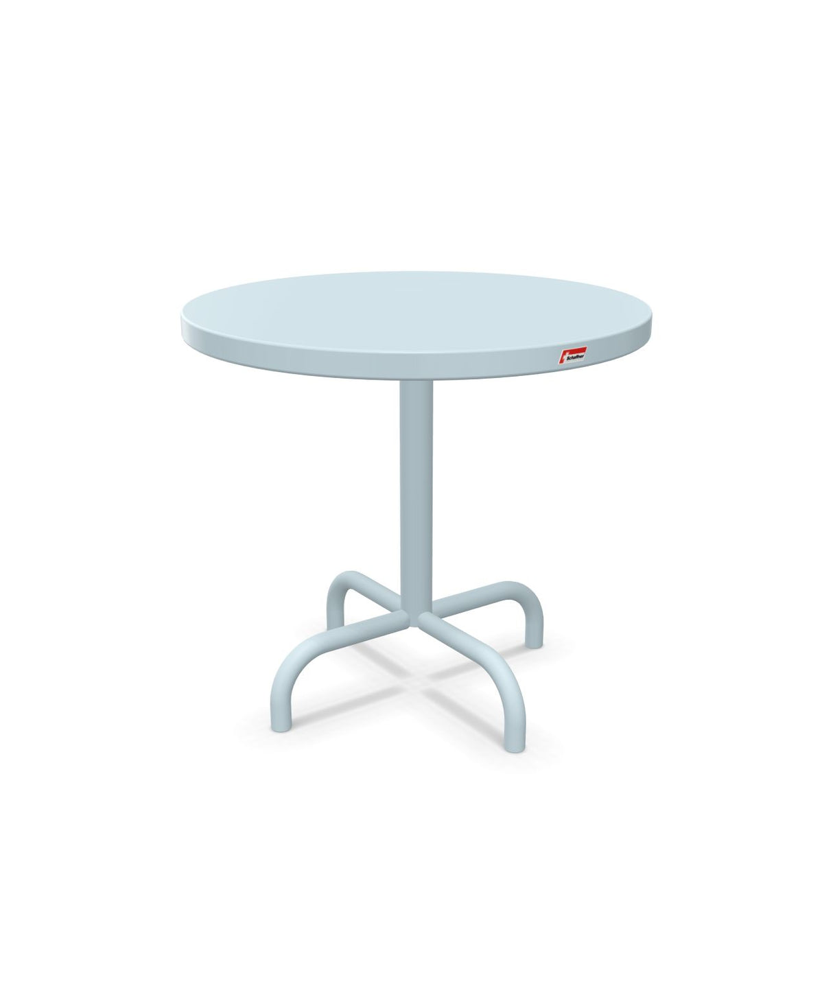 Schaffner Säntis Table d'appoint rabattable ronde Ø54cm h:50cm Bleu Pastel 51 Bleu Pastel 51 