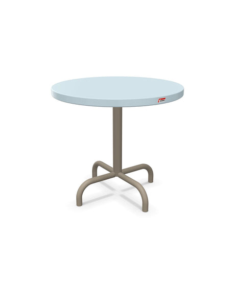 Schaffner Säntis Table d'appoint rabattable ronde Ø54cm h:50cm Bleu Pastel 51 Champagne 85 