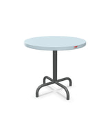 Schaffner Säntis Table d'appoint rabattable ronde Ø54cm h:50cm Bleu Pastel 51 Graphite 73 