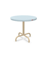 Schaffner Säntis Table d'appoint rabattable ronde Ø54cm h:50cm Bleu Pastel 51 Marron Pastel 83 