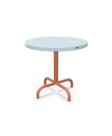 Schaffner Säntis Table d'appoint rabattable ronde Ø54cm h:50cm Bleu Pastel 51 Terracotta 84 
