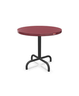 Schaffner Säntis Table d'appoint rabattable ronde Ø54cm h:50cm Bordeaux 38 Anthracite 77 