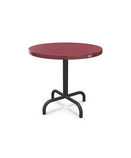 Schaffner Säntis Table d'appoint rabattable ronde Ø54cm h:50cm Bordeaux 38 Anthracite 77 