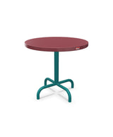 Schaffner Säntis Table d'appoint rabattable ronde Ø54cm h:50cm Bordeaux 38 Bleu Kali 56 