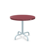 Schaffner Säntis Table d'appoint rabattable ronde Ø54cm h:50cm Bordeaux 38 Bleu Pastel 51 