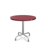 Schaffner Säntis Table d'appoint rabattable ronde Ø54cm h:50cm Bordeaux 38 Galvanisé à chaud 02 