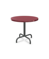 Schaffner Säntis Table d'appoint rabattable ronde Ø54cm h:50cm Bordeaux 38 Graphite 73 